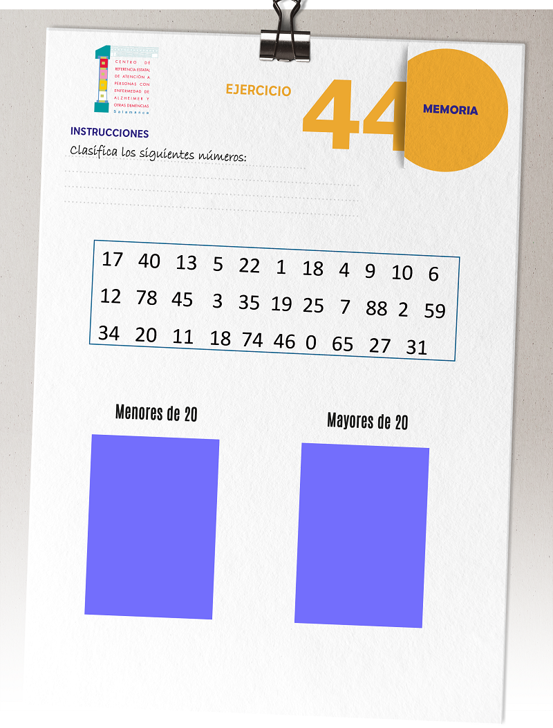 ejercicio de memoria ejercicio de memoria