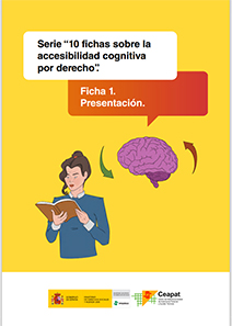 Portada «10 fichas sobre la accesibilidad cognitiva por derecho