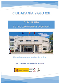 Portada de la Guía de uso Ciudadana de procedimientos digitales