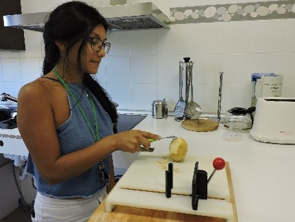 Mujer cocinando