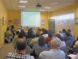 Participantes en la celebración de la asamblea de socios de Asimaga