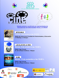 Cartel del Cineforum organizado por el Creer