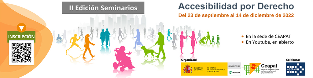 II Edición de los seminarios Accesibilidad por Derecho