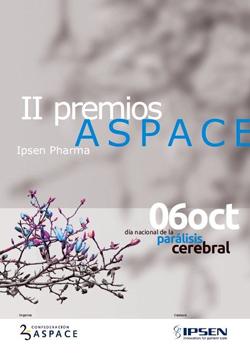 Cartel de la II Edición del Premio Aspace Ipsen Pharma