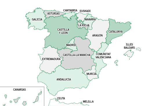 Imagen del mapa de España